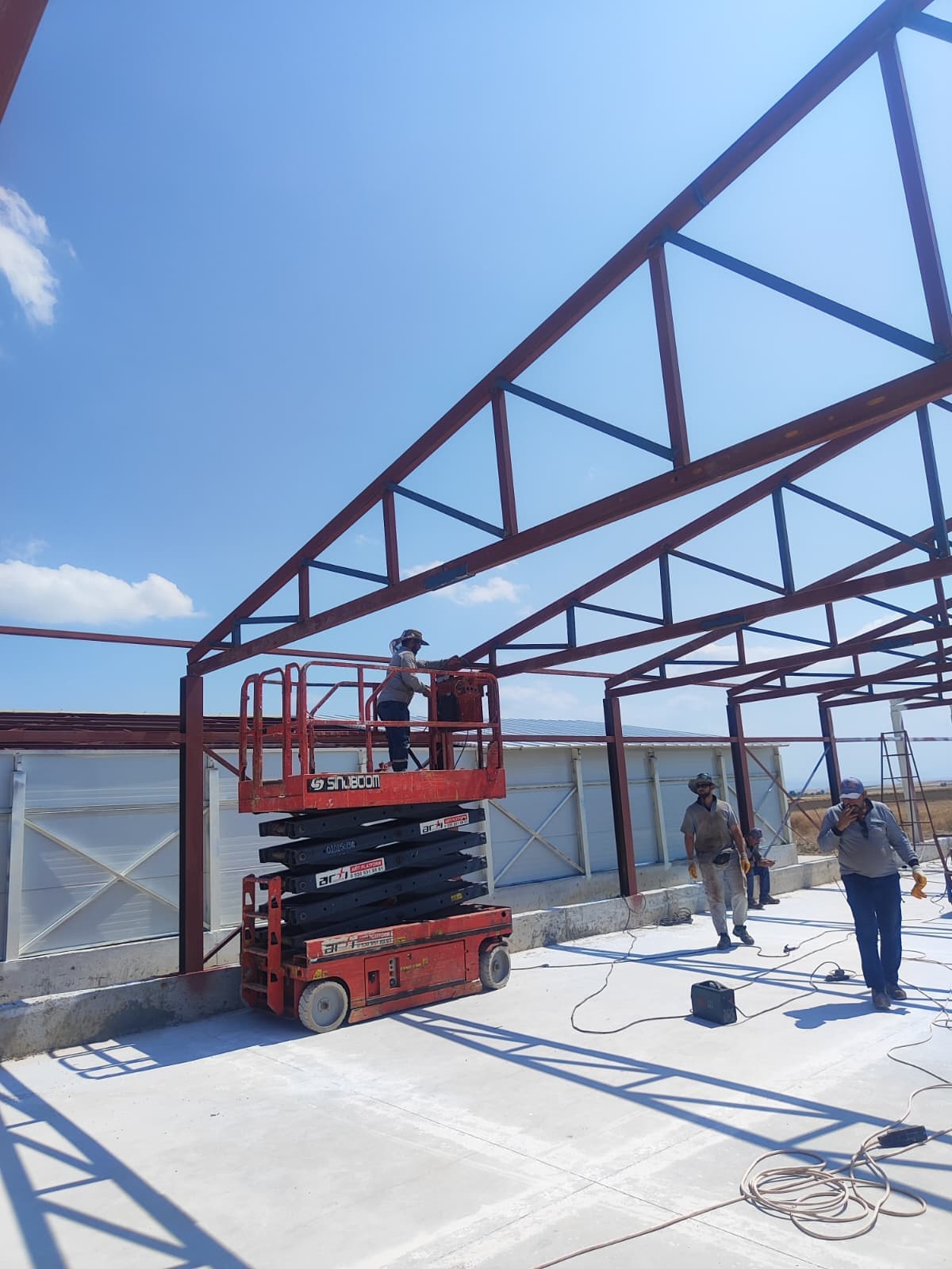 Bozüyük Mobilya ve Orman Ürünleri Sanayi Platform Kiralama saha çalışması